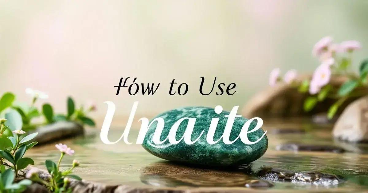 Como usar a Pedra Unakita