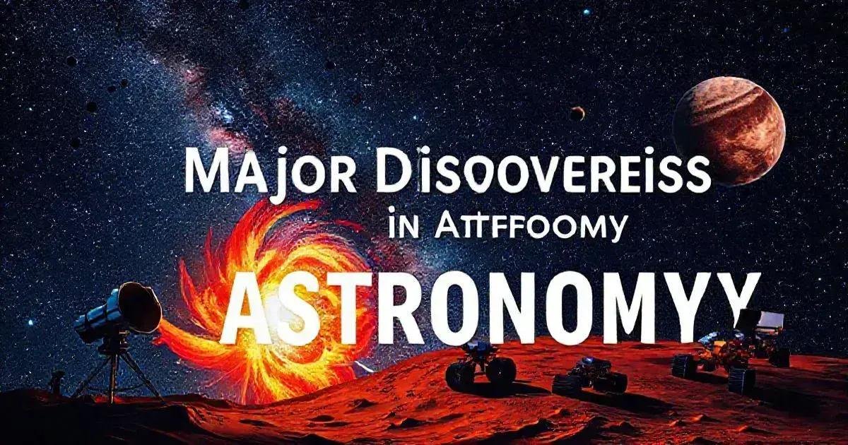 Principais descobertas na astronomia