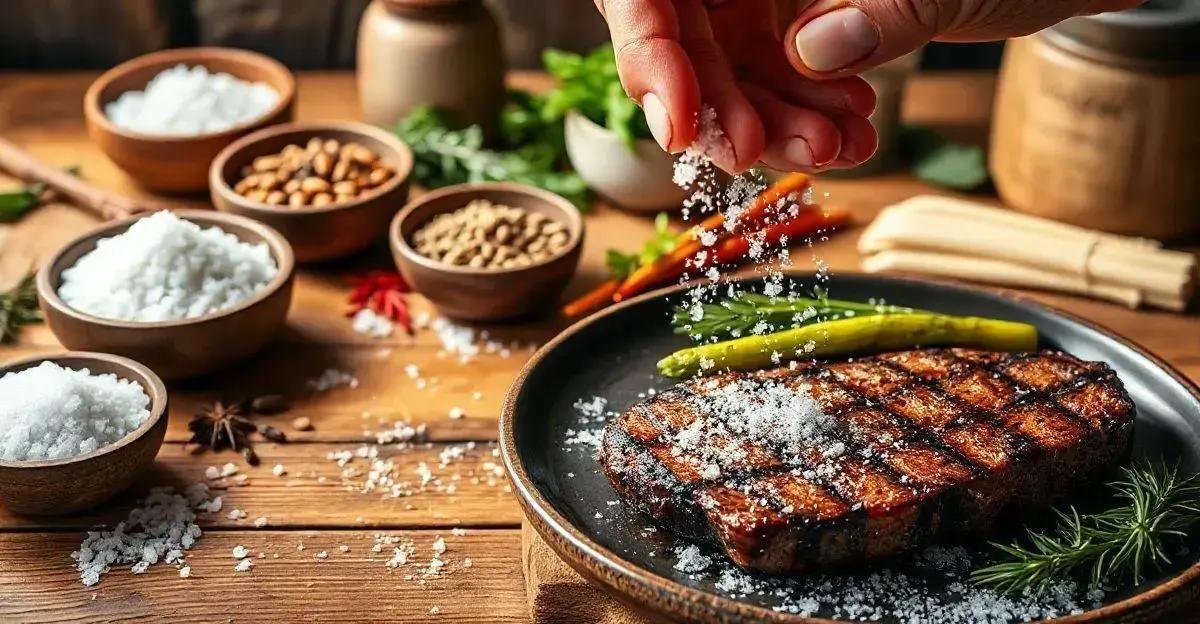 Dicas para maximizar o efeito do sal grosso