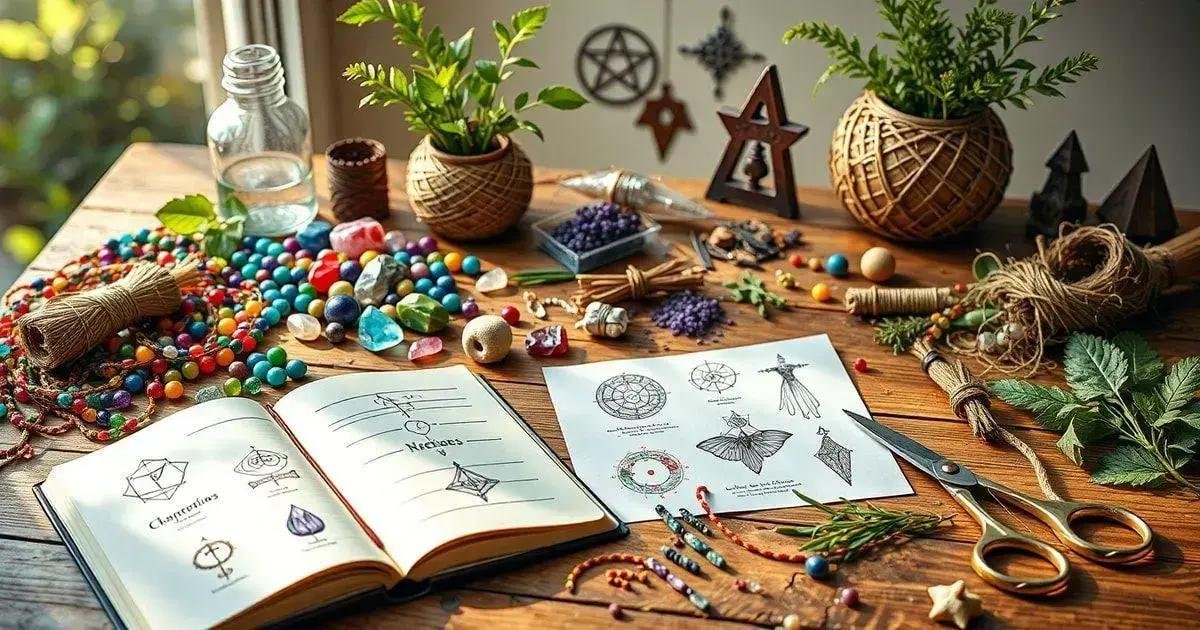 Materiais necessários para fazer seu talismã